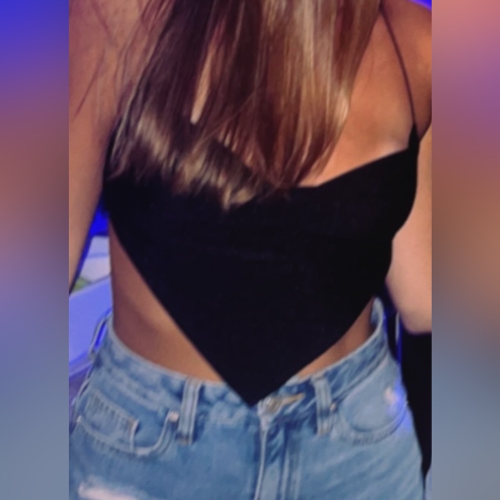 White Fox backless top